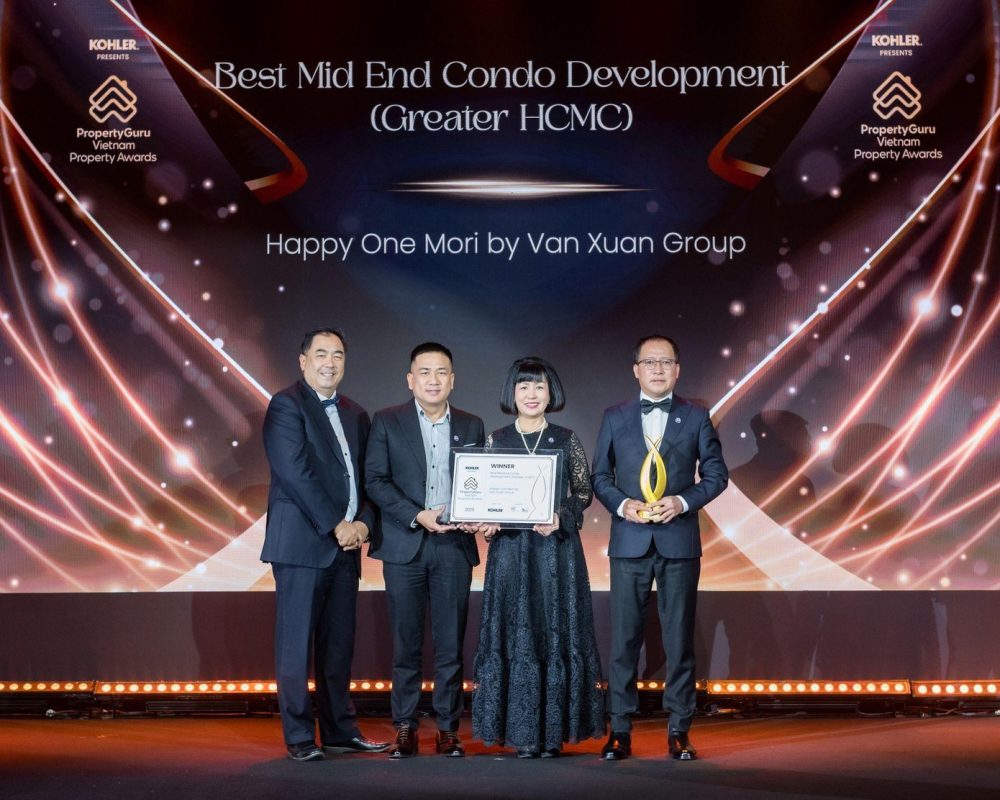 Vạn Xuân Group được vinh danh hạng mục “Best Mid End Condo Development (Greater HCMC)” – “Dự án khu căn hộ tầm trung xuất sắc nhất TP. HCM mới” .
