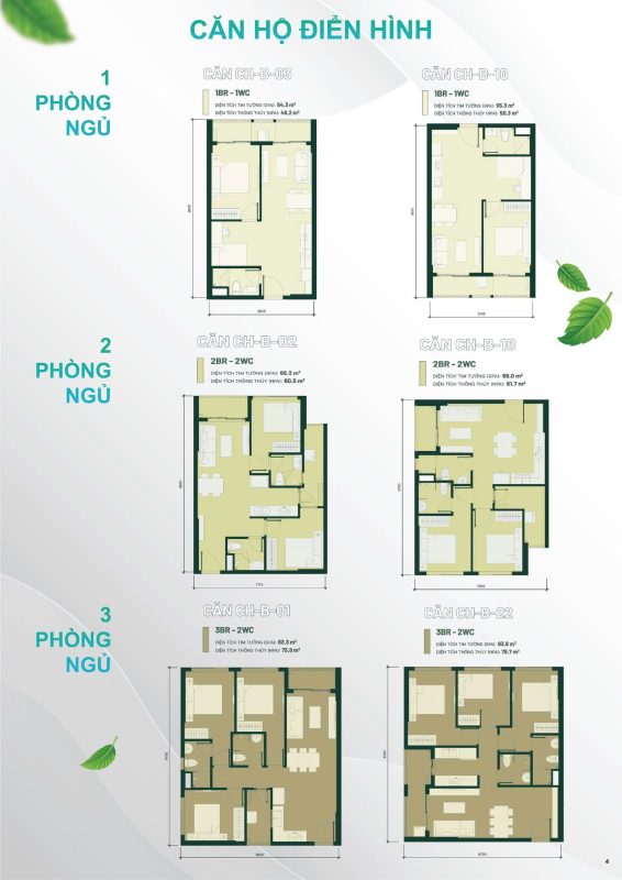 Thiết kế căn hộ dự án Happy One Mori Lái Thiêu