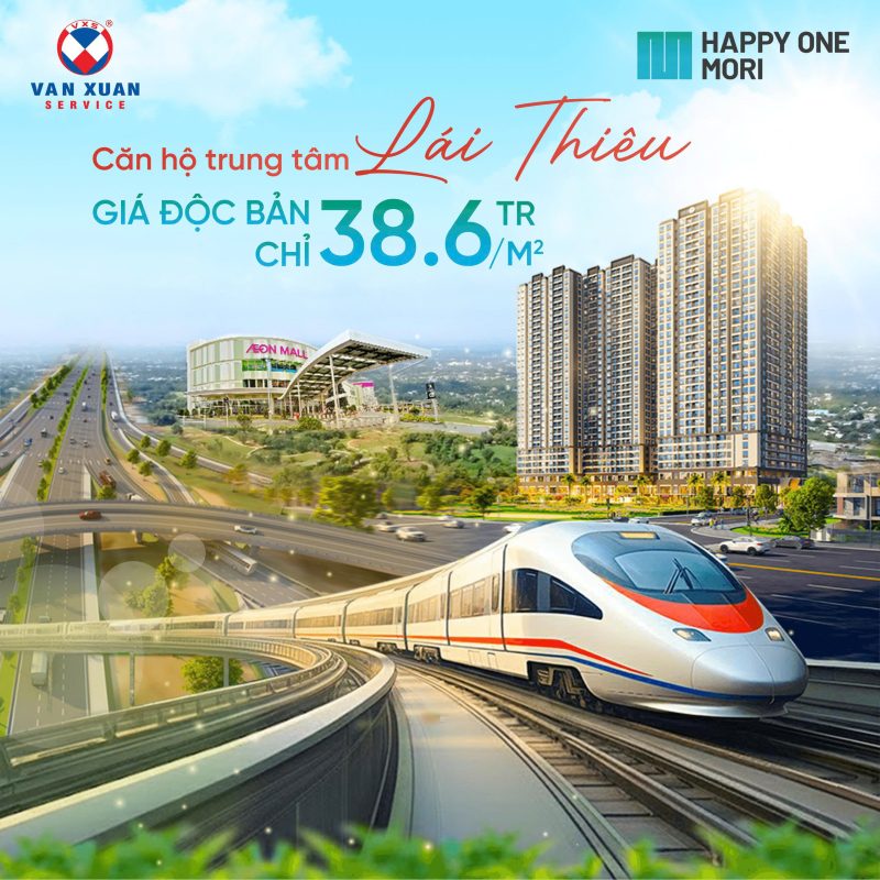 Officetel Happy One Mori đáp ứng được nhu cầu vừa ở vừa làm việc rất lớn ở khu trung tâm Lái Thiêu